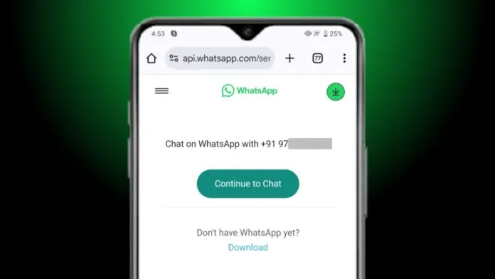 Send WhatsApp Messages Without Adding Contacts