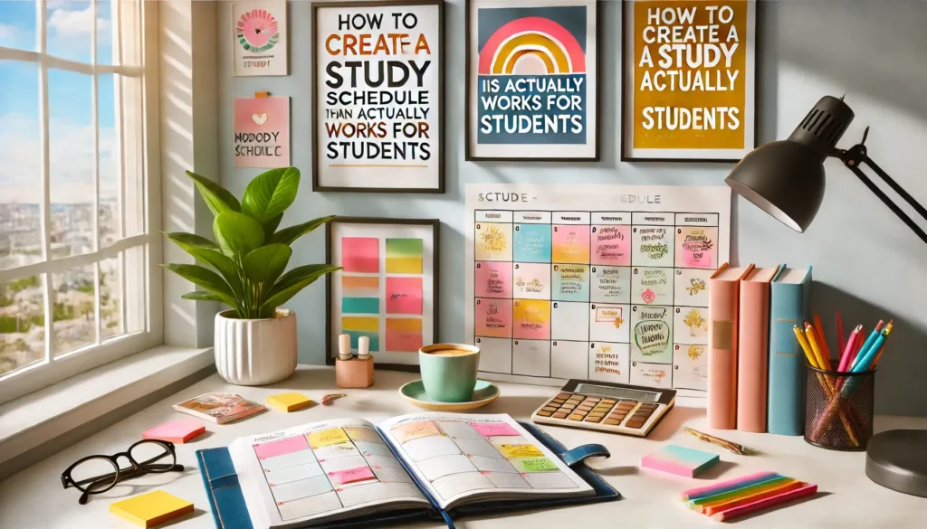 How to Create a Study Schedule That Actually Works for Students